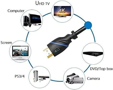 100ft High Speed HDMI Cable Male to Male with Ethernet Black J92717