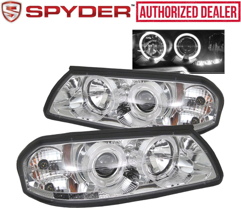 Chrome Halo LED Projector Headlights M70329