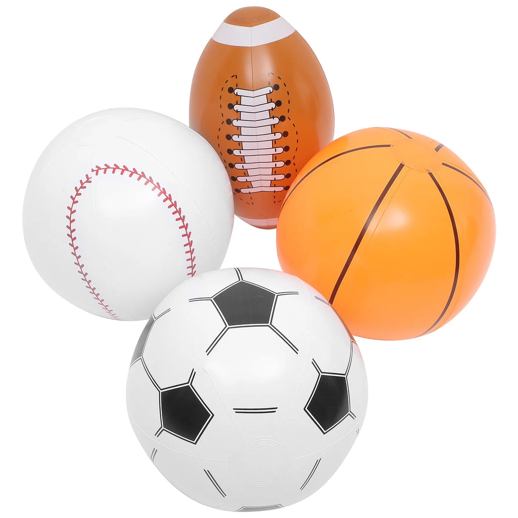 Inflatable Beach Ball Set of 4 S25860