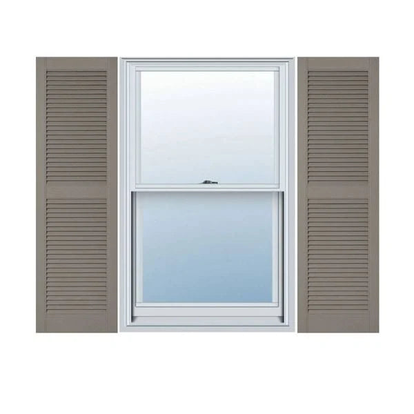 Clay Open Louver Shutters M561345