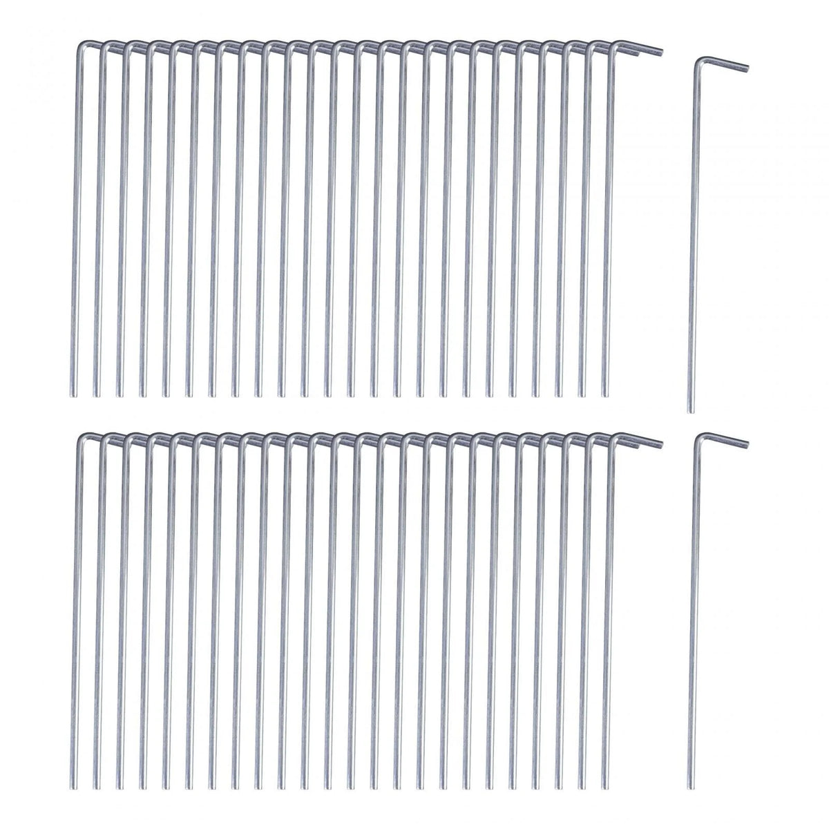 50 Pieces Aluminum Alloy Tent Pegs 200mm A167