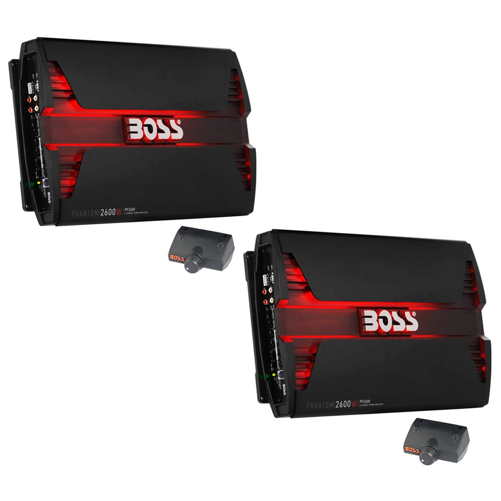 2600W 4 Channel Car Audio Amplifier with Remote (2 Pack) K1873