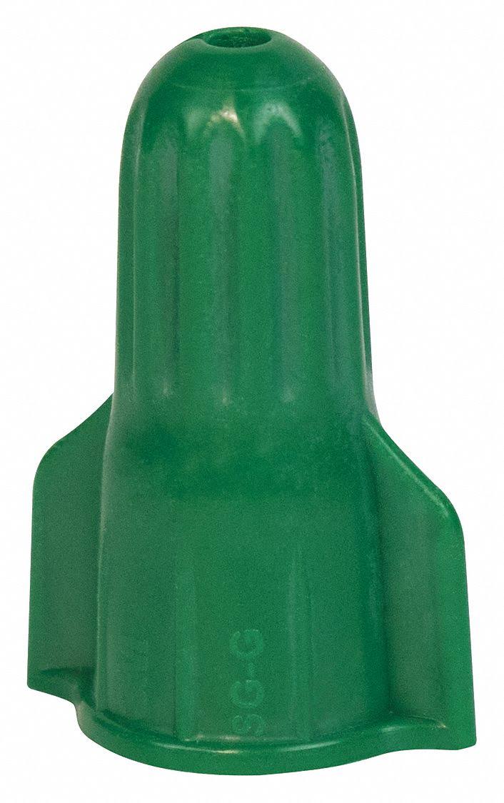 Twist on Wire Connector, Green, PK50 H308