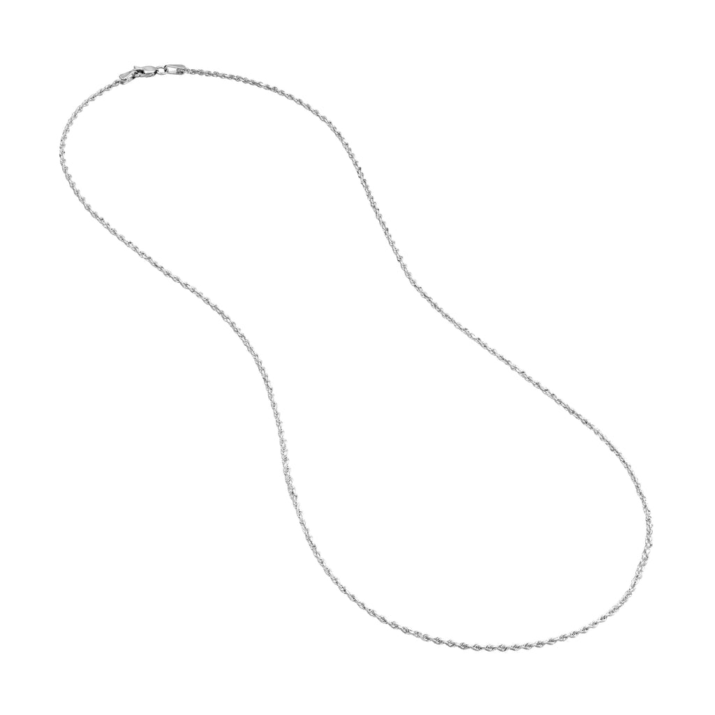 18" 1.80mm Rope Chain Necklace with Lobster Lock I402770