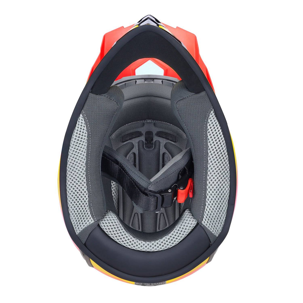 X-Large Kids ATV Dirt Bike Motocross Helmet Combo N997