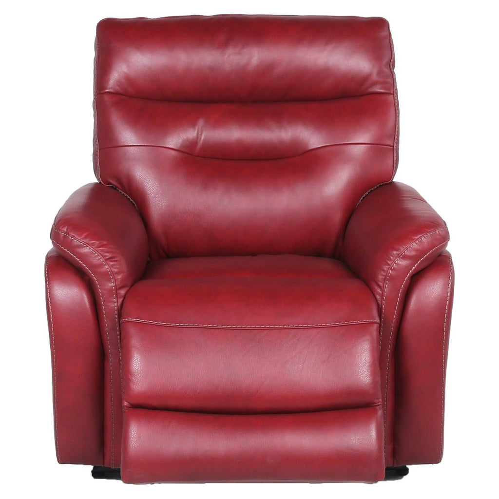 Dark Red Power Recliner Chair Y442956