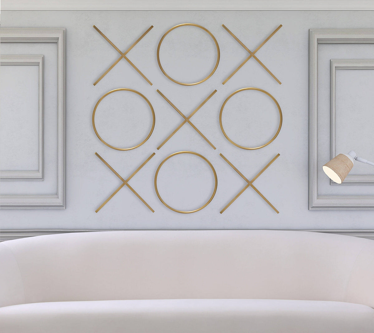 Gold Stainless Steel Wall Decor K294