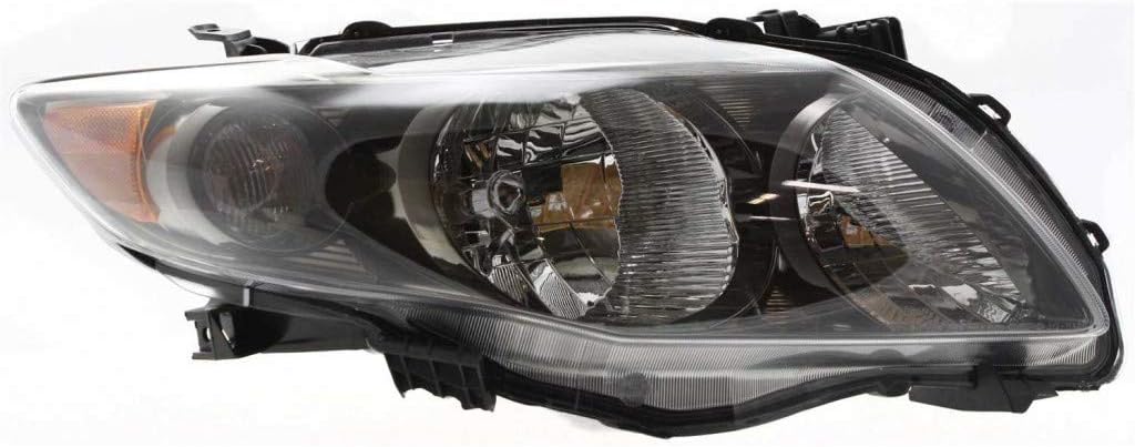 Passenger Side Headlight Assembly for Toyota Corolla 2009 2010 S/XRS Model USA Built W654