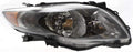 Passenger Side Headlight Assembly for Toyota Corolla 2009 2010 S/XRS Model USA Built W654