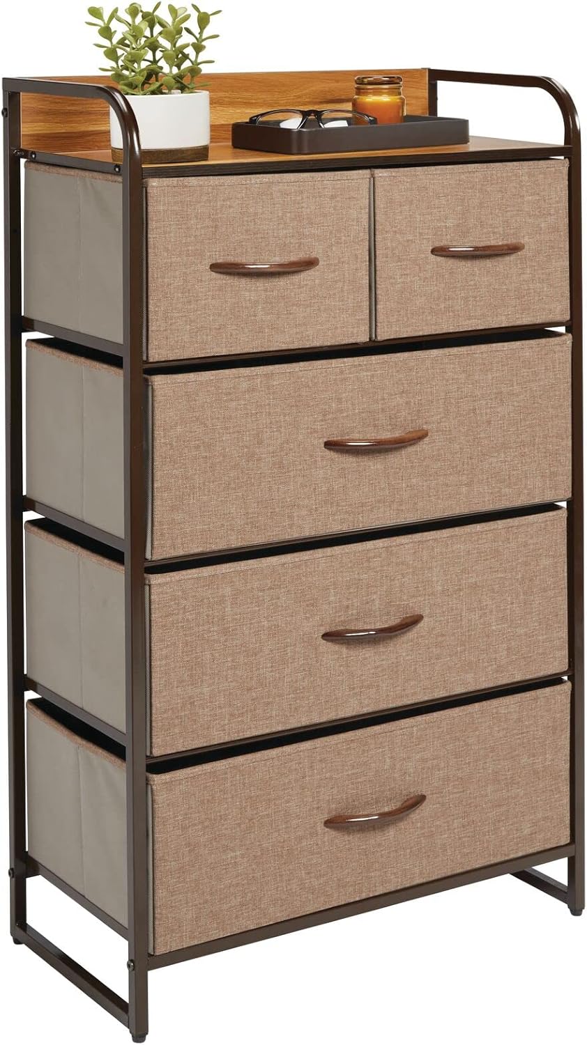 Gray 5 Drawer Dresser W835701