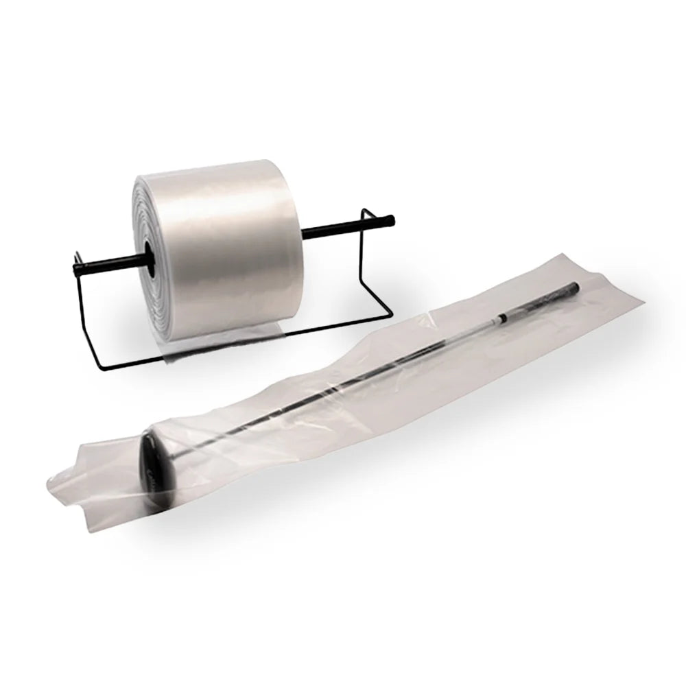 Clear Lay Flat Poly Tubing 8 Inch x 2000 Feet, 3 Mil - 1 Roll M8404