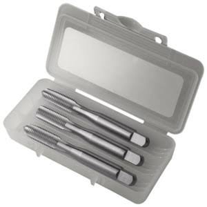 1-14 UNS H4 Hand Tap Set, 4 Flute, High-Speed Steel, 5.125 in Overall Length J190434