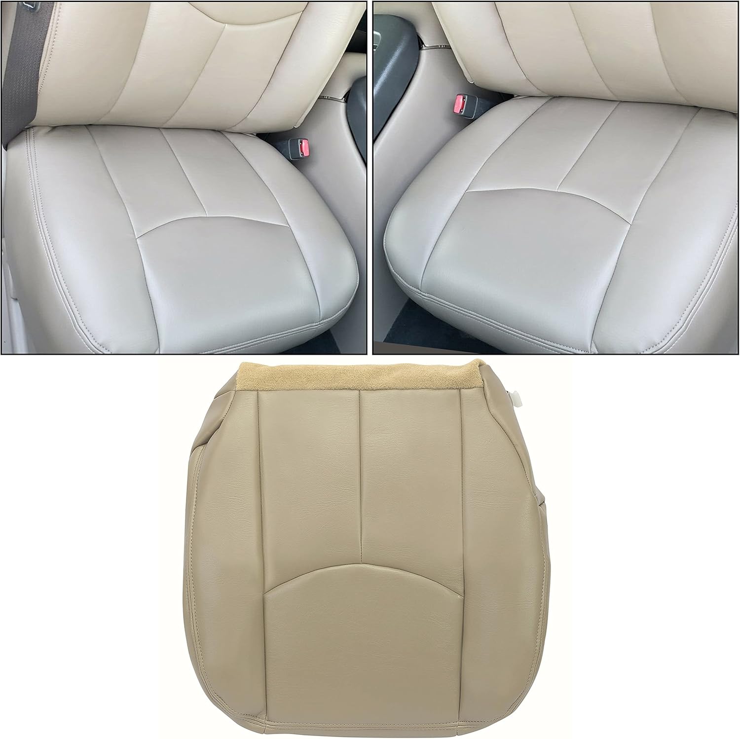 Leather Driver Seat Cover Pack of 2 R725