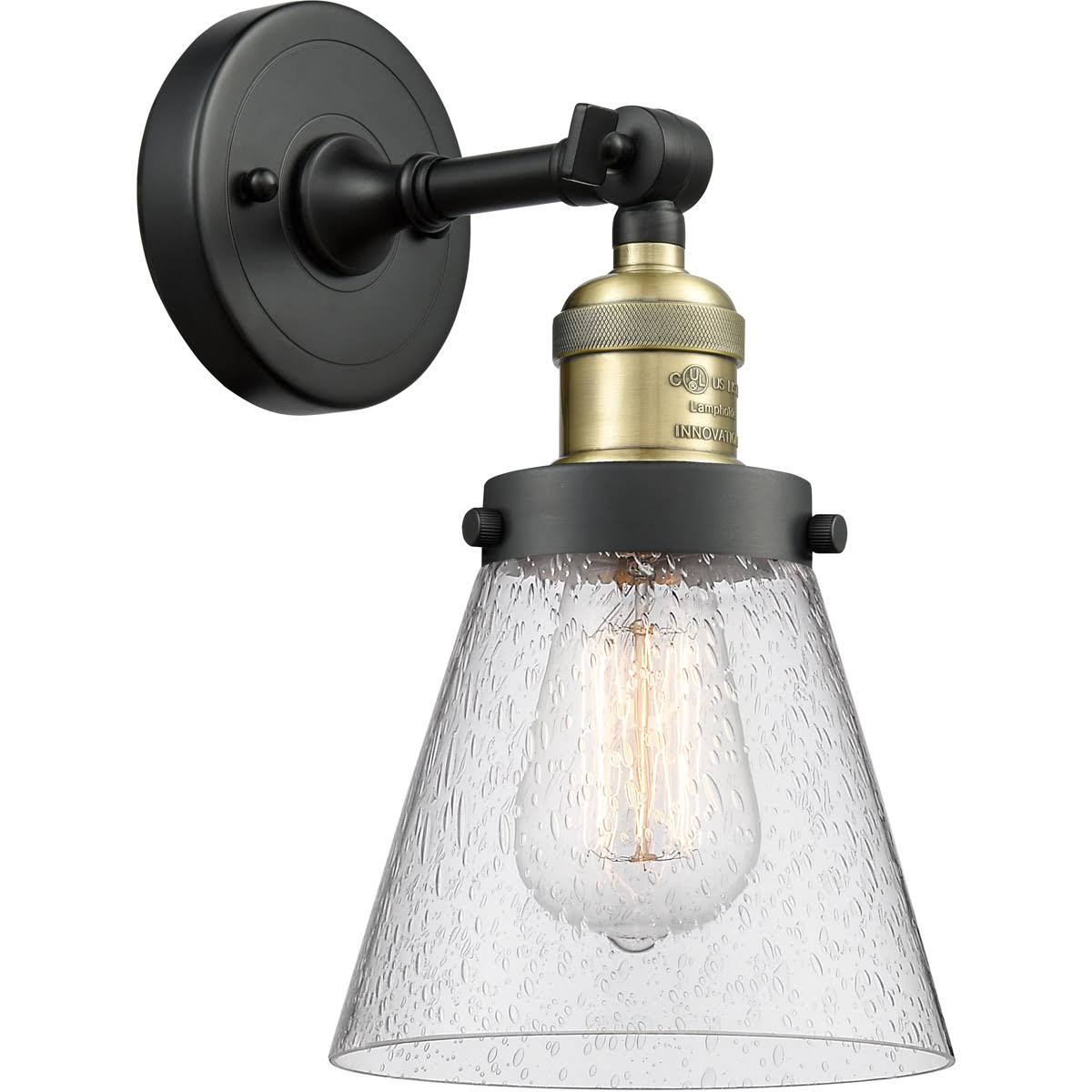 Small Cone 1 Light Sconce LED (Antique Brass) I4102