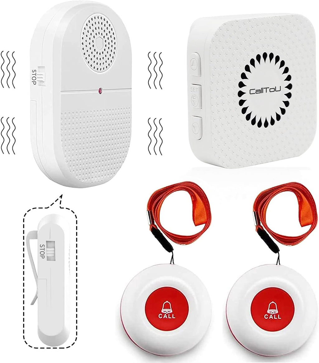 Wireless Caregiver Pager Call Bell System Alert Device X968