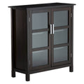 Dark Walnut Brown Storage Cabinet G6494