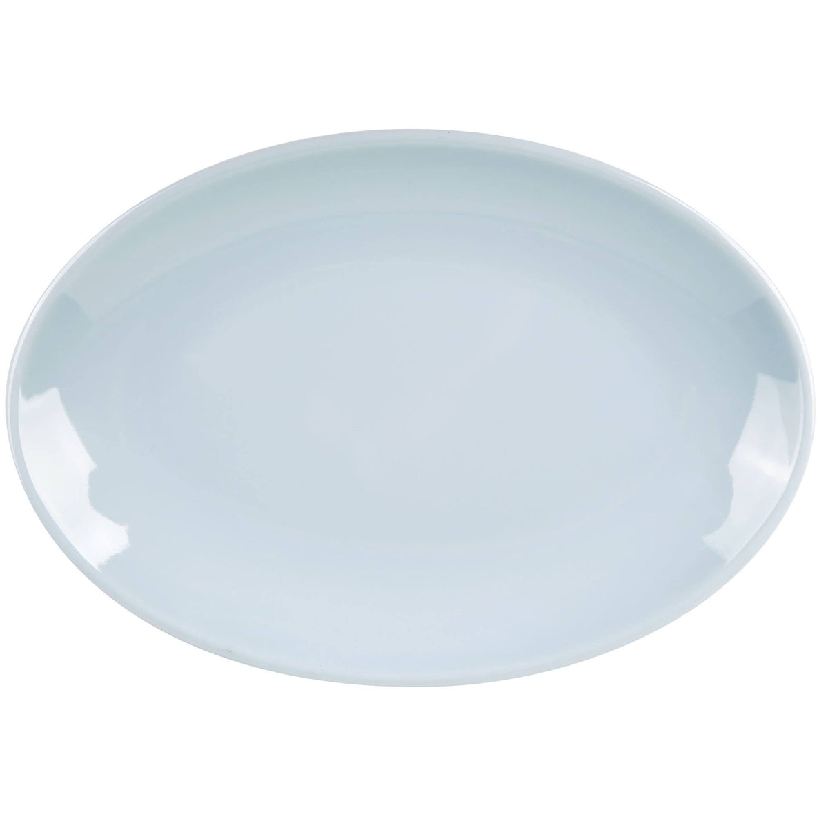 Blue Jade Melamine Oval Platter B49652