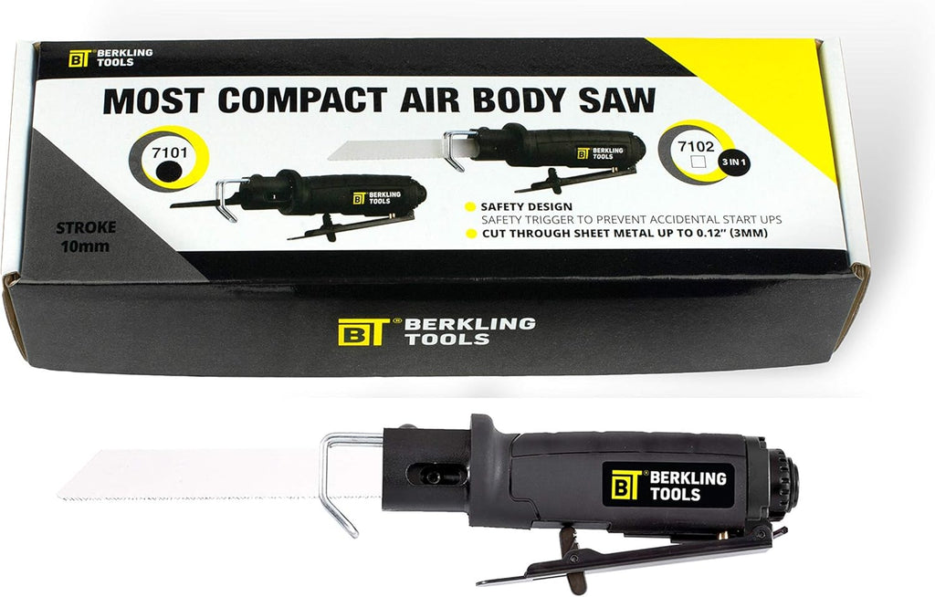 Compact Low Vibration Air Saw with 8 pcs Blade Kit J3502