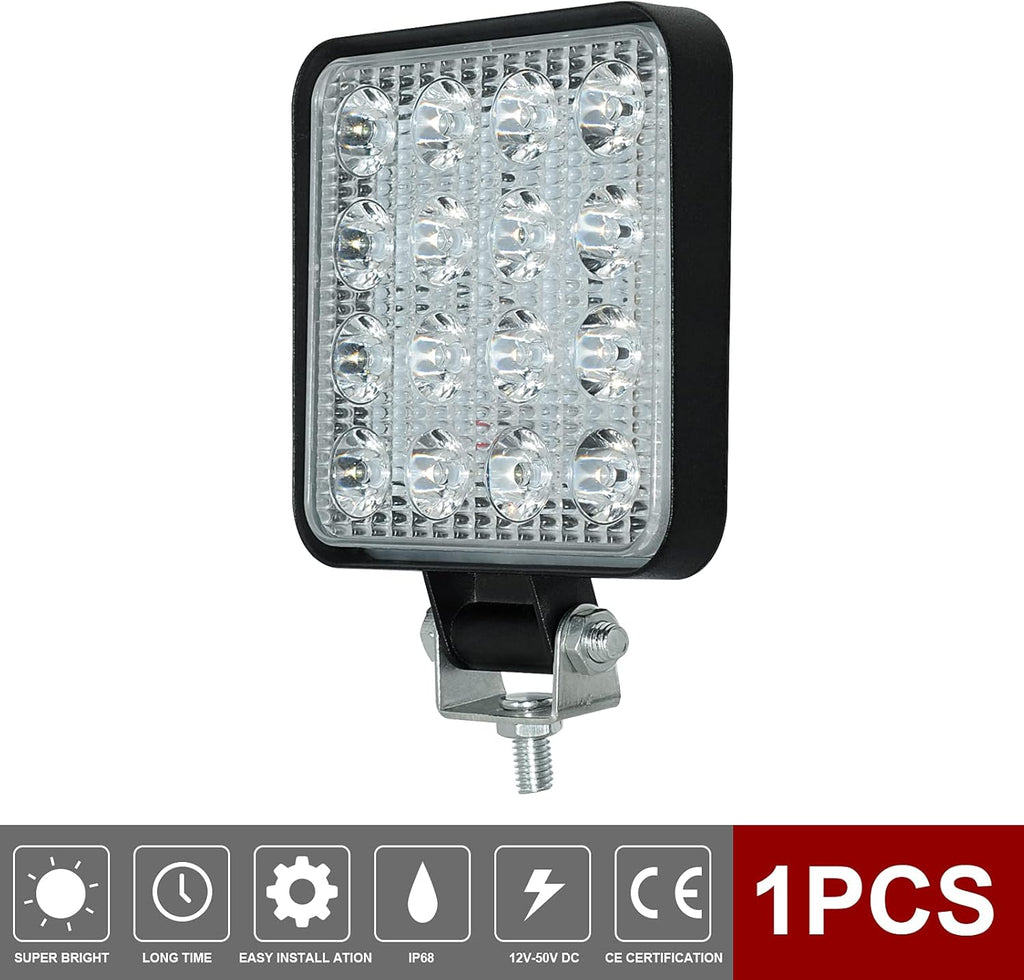 48W 12v LED Square Work Lights N684