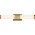 Brushed Brass LED Vanity with Frosted Lens L967340