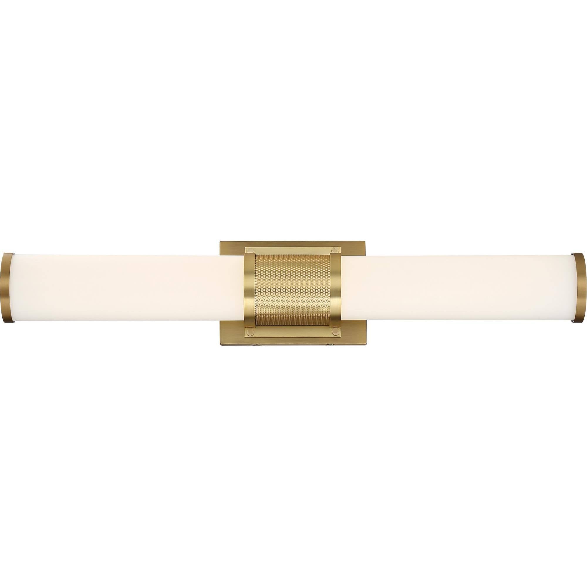 Brushed Brass LED Vanity with Frosted Lens L967340