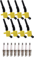 Heavy Duty Ignition Coil Pack and Platinum Spark Plug Set of 8 W250316