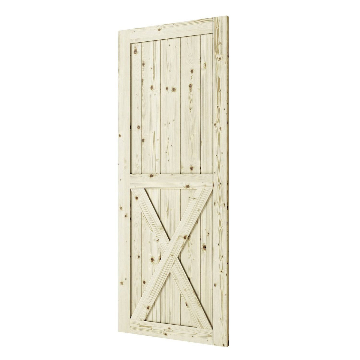 Unfinished Pine Barn Door Slab 37 in. K92638