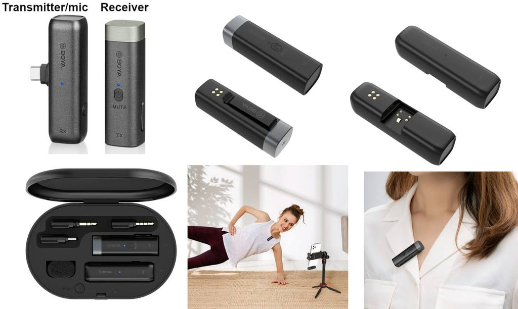 Digital True-Wireless Microphone System with Built-in Mic T633066
