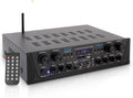 500W 4 Channel Stereo Bluetooth Amplifier with USB, FM, Microphone in A605
