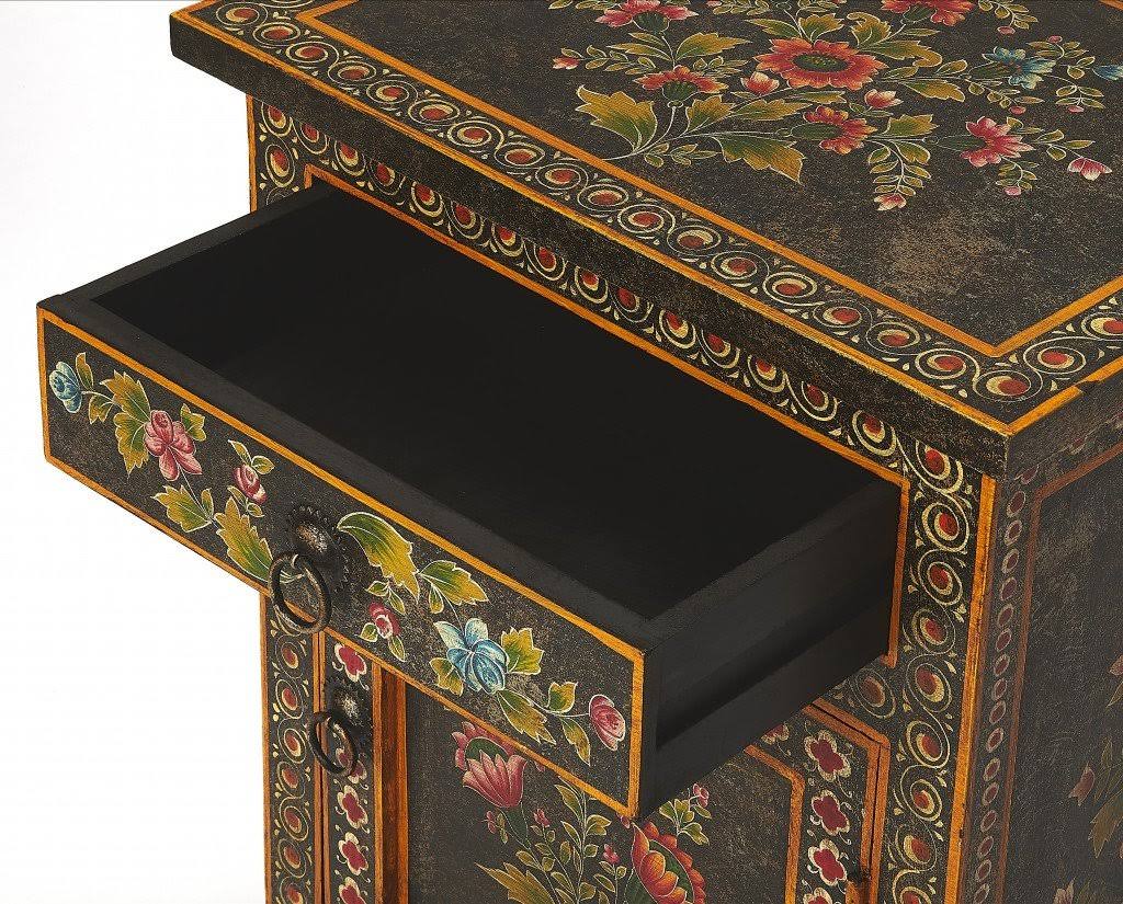 Tall Hand Painted Cabinet M779