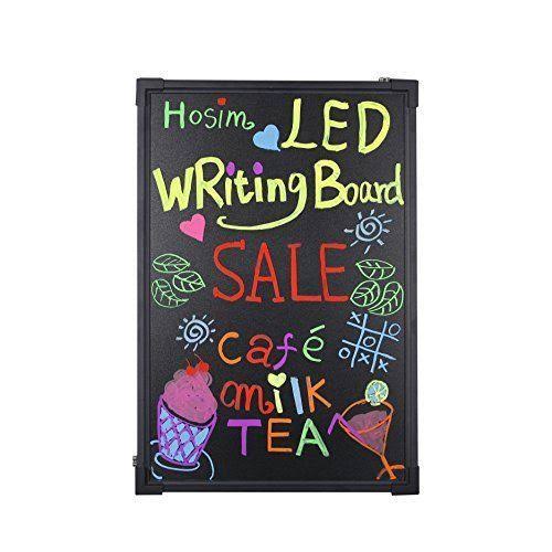 LED Message Writing Board with 8 Colors Markers O1734