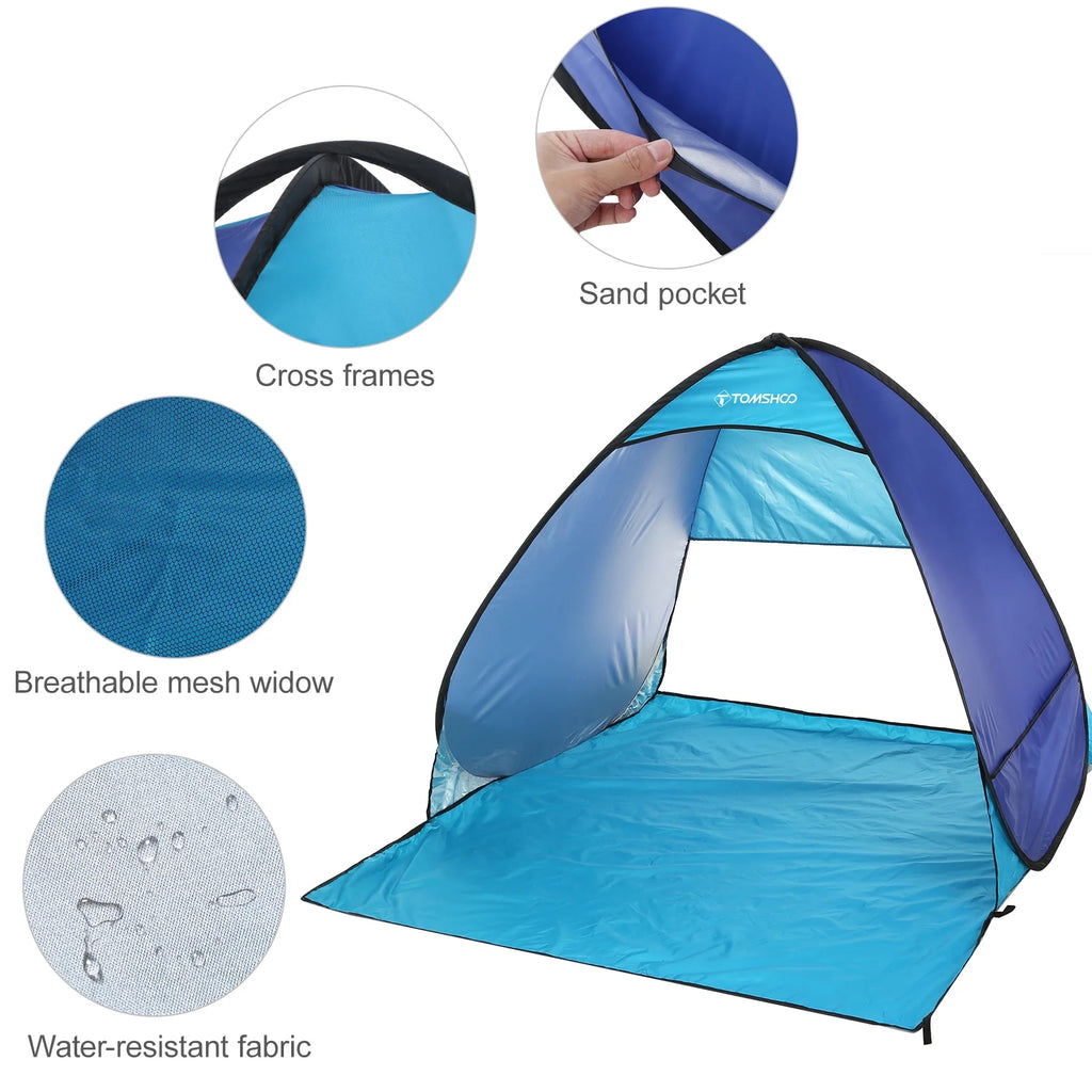 Lightweight Pop Beach Tent with Carry Bag X478