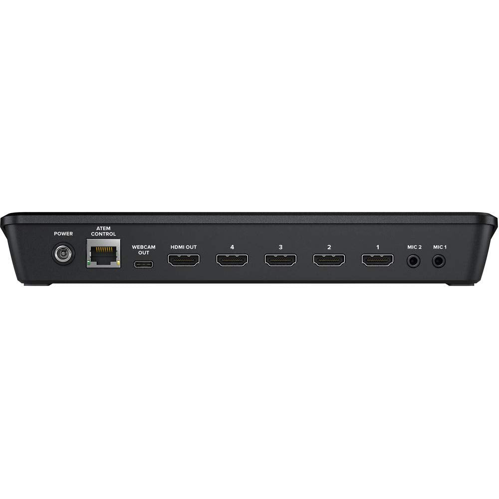 ATEM Mini HDMI Live Stream Switcher with HDMI Cable & Fastener Straps Bundle S145
