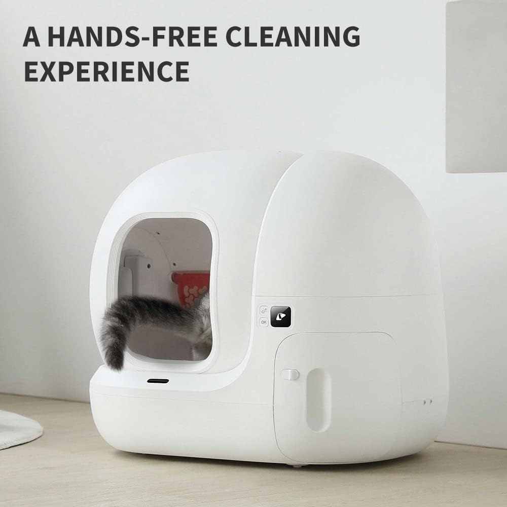 Self-Cleaning Cat Litter Box with Large Capacity F14462