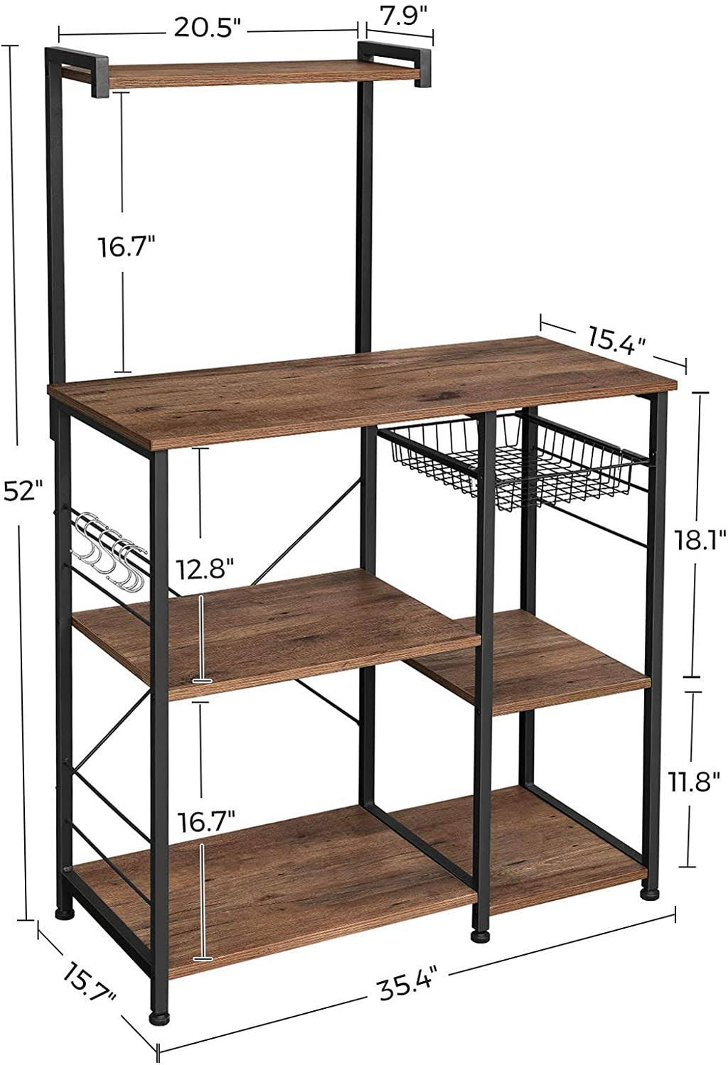Wire Basket Baker’S Rack T917995
