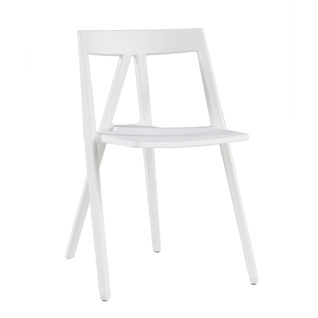 Black Polypropylene Stackable Dining Chair C25487
