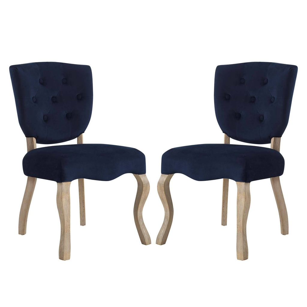Midnight Blue Dining Side Chair Set of 2 B784