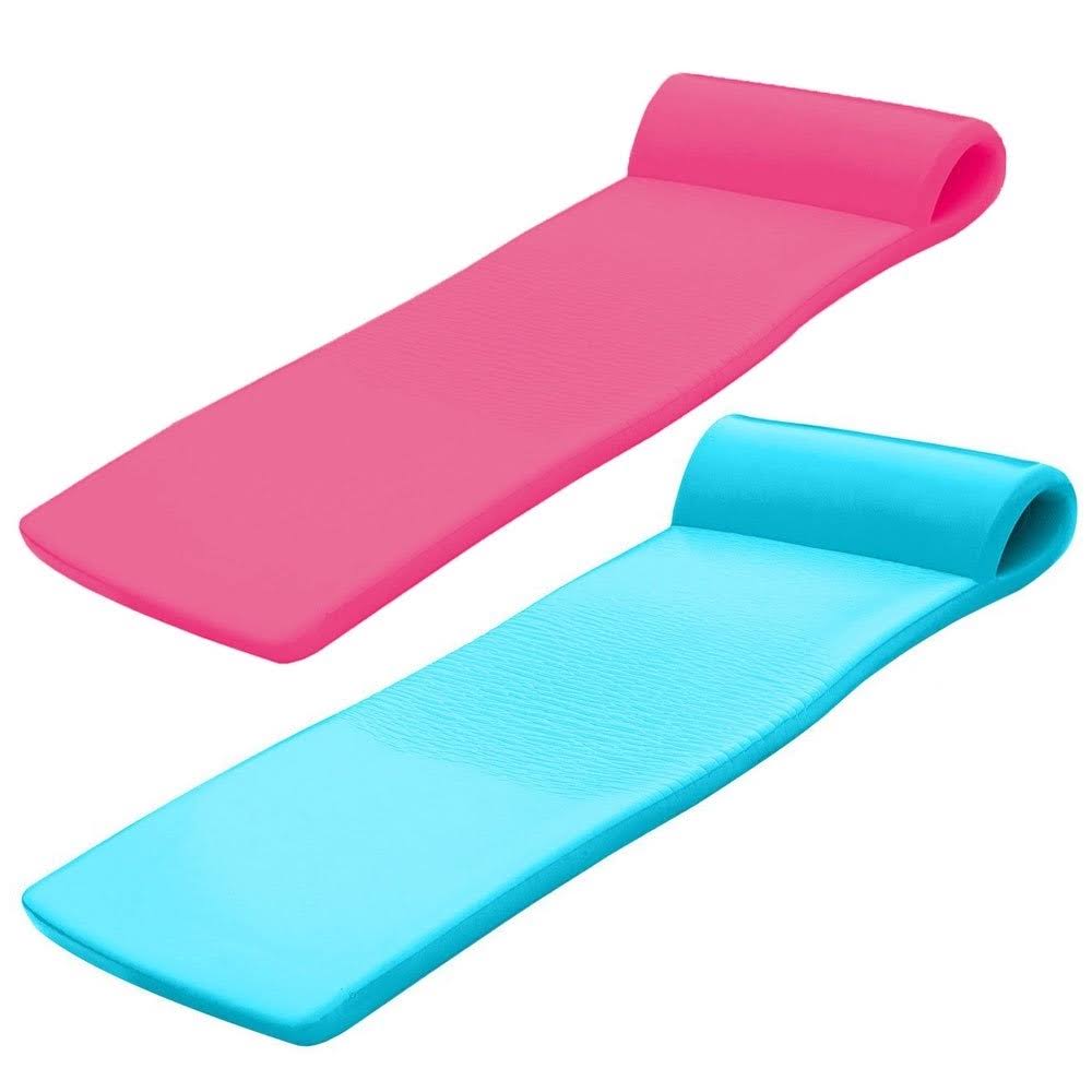 Pink and Tropical Teal Pool Lounger Mat Z16342