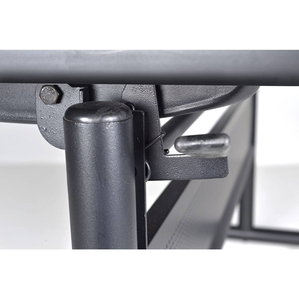 Mocha Walnut Flip Top Mobile Training Table W6506