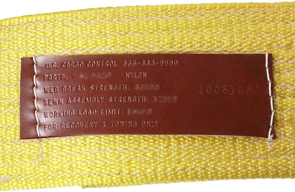 4 Inch x 30 Foot 2-ply Recovery Strap with Cordura Reinforced Eyes O103572