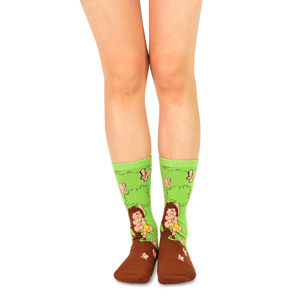 6 Pair Cartoon Animal Crew Socks F457