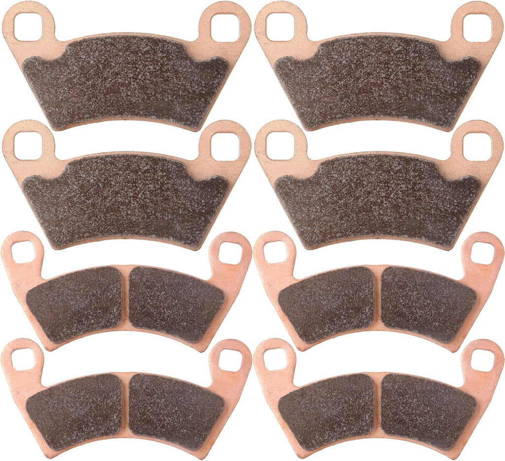 Brake Pads Front and Rear Sintered Replacement Kits Pack of 2 F16698