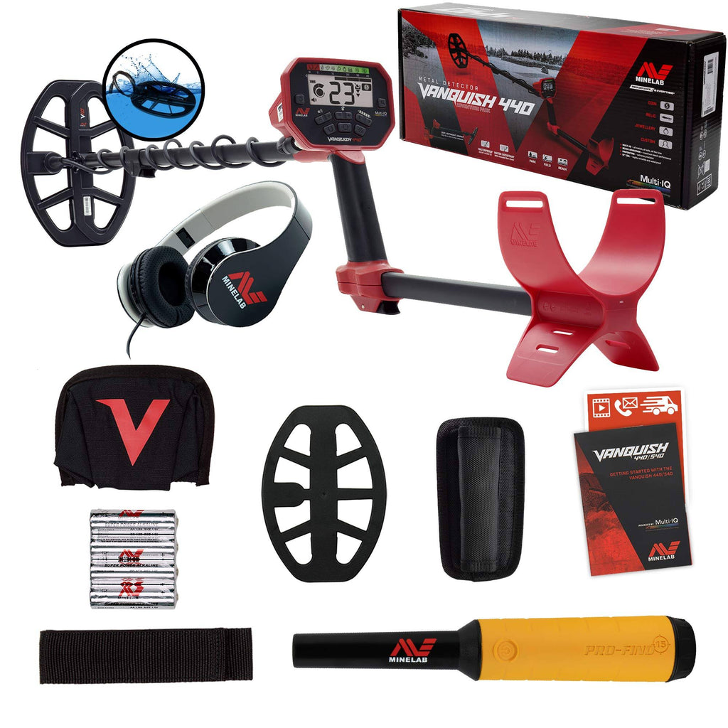Vanquish 440 Detector with Pro-Find 15 Pinpointer K2050