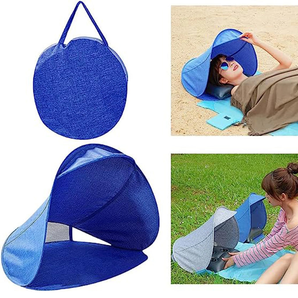 Portable Automatic Beach Sun Shelter with Storage Bag R1778