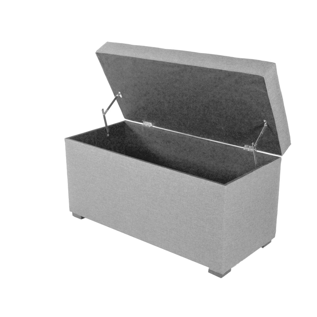 Beige Tufted Storage Bench O72295