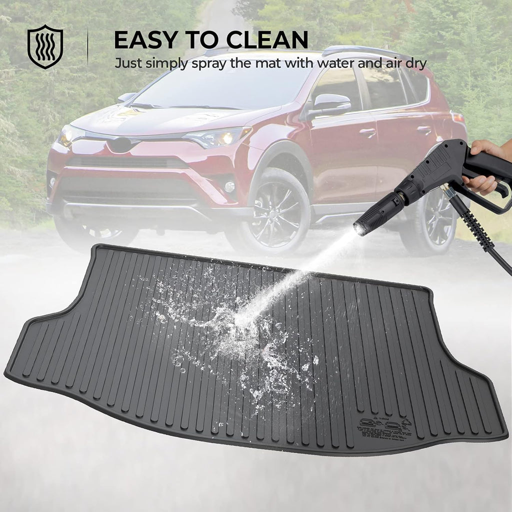 Black Rear Cargo Mat Trunk Liner Pack of 2 X10979