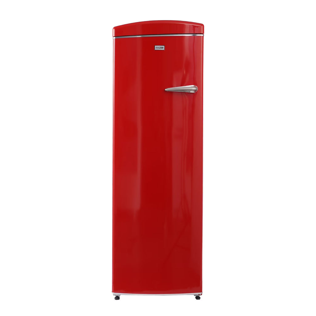 Red Classic Retro Upright Freezer Frost Free O35200