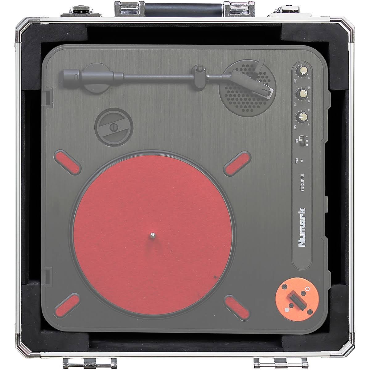 Silver Scratch Turntable Case V57506