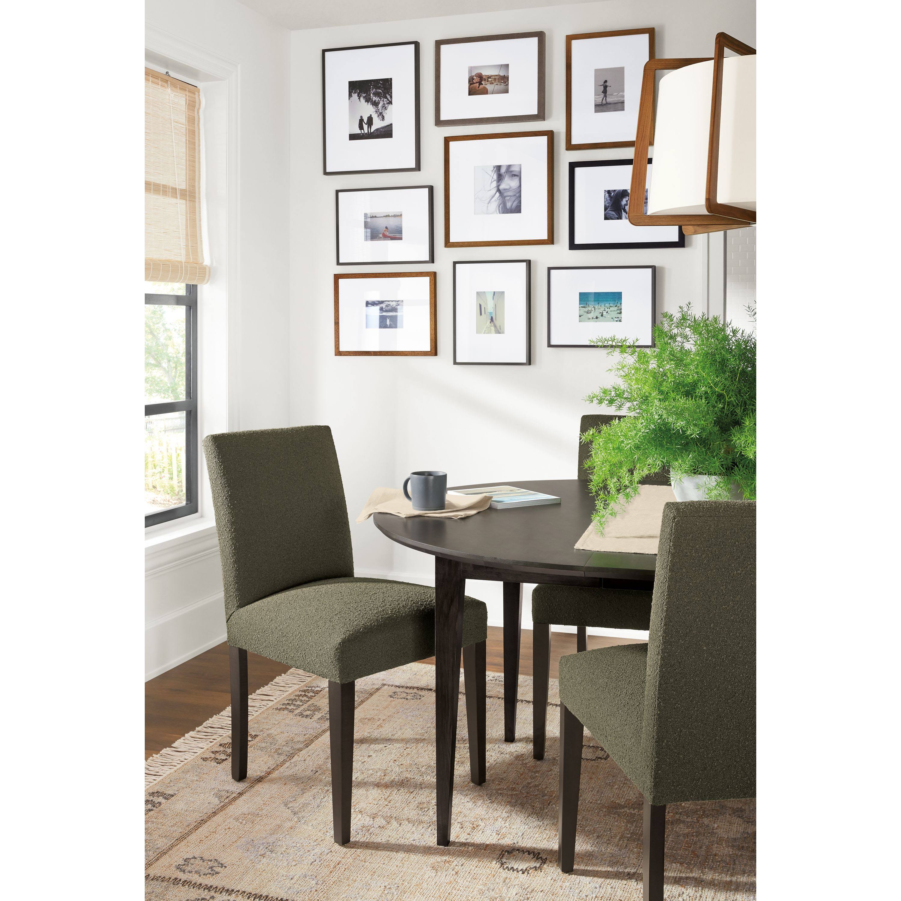 Modern Side Chair in Saffron Yellow with Charcoal Legs C1165