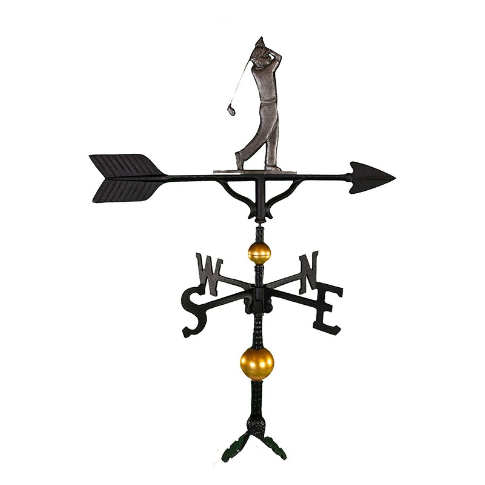 32 in. Deluxe Swedish Iron Golfer Weathervane K640